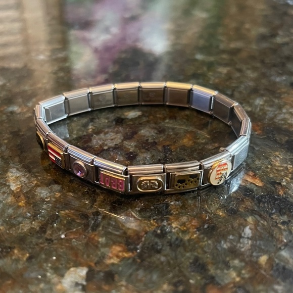 Dlinq Jewelry | Italian Charm Bracelet Set | Color: Gold/Silver | - Picture 3 of 4